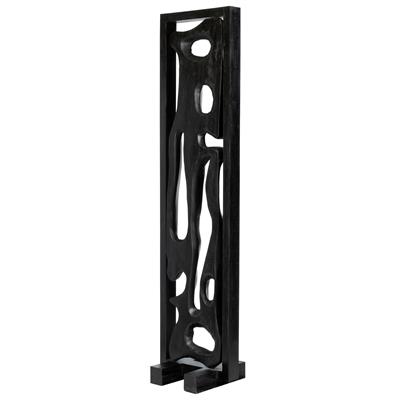 Paravan Teak  Siyah/Siyah 63 cm x 194 cm