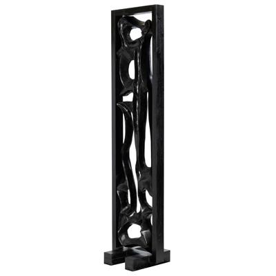 Paravan Teak  Siyah/Siyah 63 cm x 194 cm