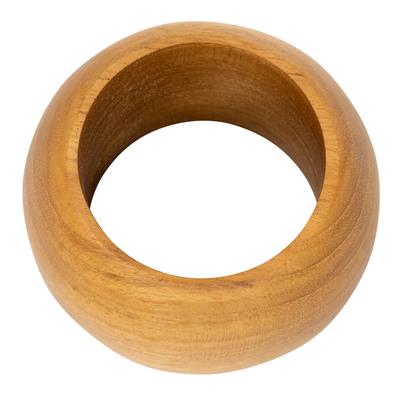 Peçete Halkası Teak Yuvarlak