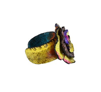 Piton Derisi Gül Bileklik Multicolor