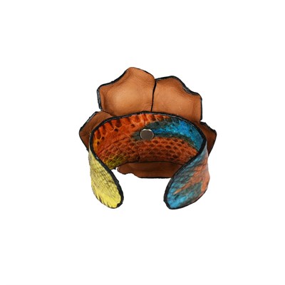 Piton Derisi Gül Bileklik Multicolor