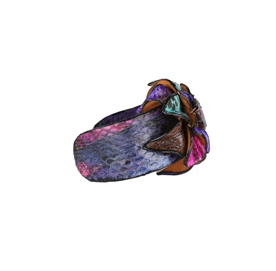 Piton Derisi Lotus Çiçek Bileklik Multicolor 