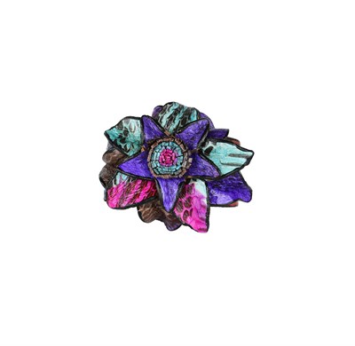 Piton Derisi Lotus Çiçek Bileklik Multicolor 
