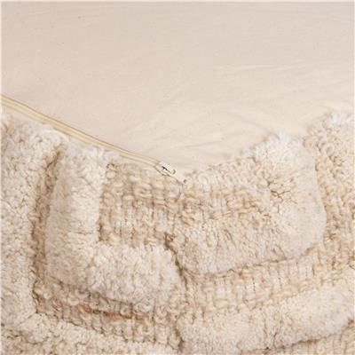 Puf Bej / Fildişi 40 cm x 40 cm