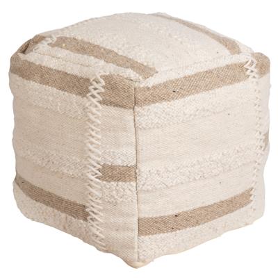 Puf  Fildişi / Bej 40 cm x 40 cm