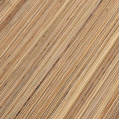 Runner Naturel Rattan Beyaz Dikişli