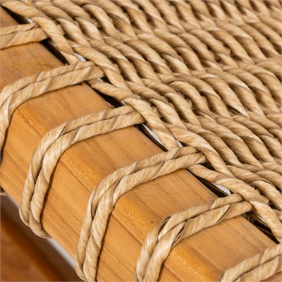 Sentetik Rattan İp Oturumlu Lounge Sandalye