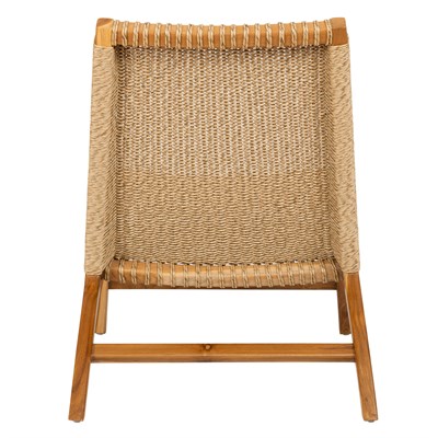 Sentetik Rattan İp Oturumlu Lounge Sandalye