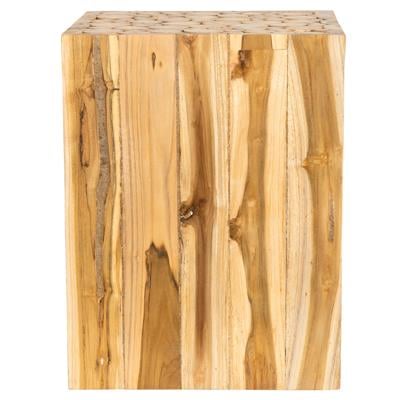 Yan Sehpa Küp Form Drift Teak