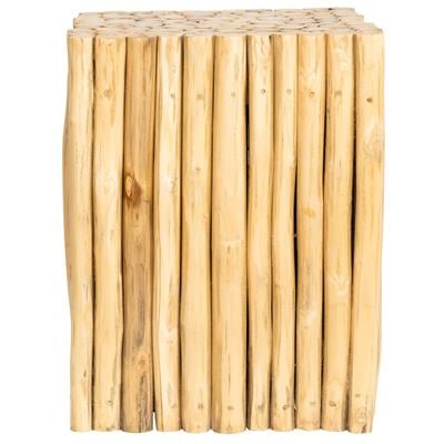 Yan Sehpa Küp Form Drift Teak
