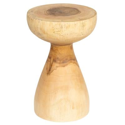 Tabure / Yan Sehpa Teak Naturel 30 cm x 30 cm x 45 cm