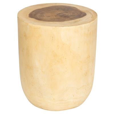 Tabure / Yan Sehpa Teak Naturel 35 cm x 35 cm x 40 cm