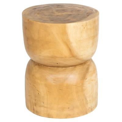 Tabure/ Yan Sehpa Teak Naturel 35 cm x 35 cm x 45 cm