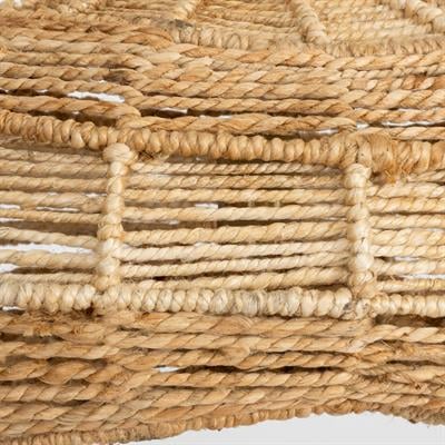 Jüt Halat El Yapımı Sarkıt Aydınlatma Fildişi / Naturel