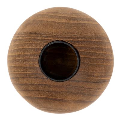 Tealight Yuvarlak Teak H: 5cm
