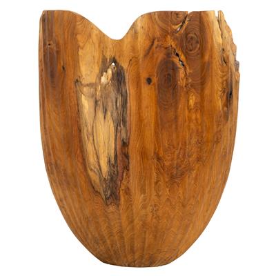 Vazo Teak Naturel D.30 cm  H.40 cm
