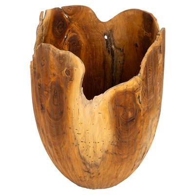 Vazo Teak Naturel D.30 cm  H.40 cm