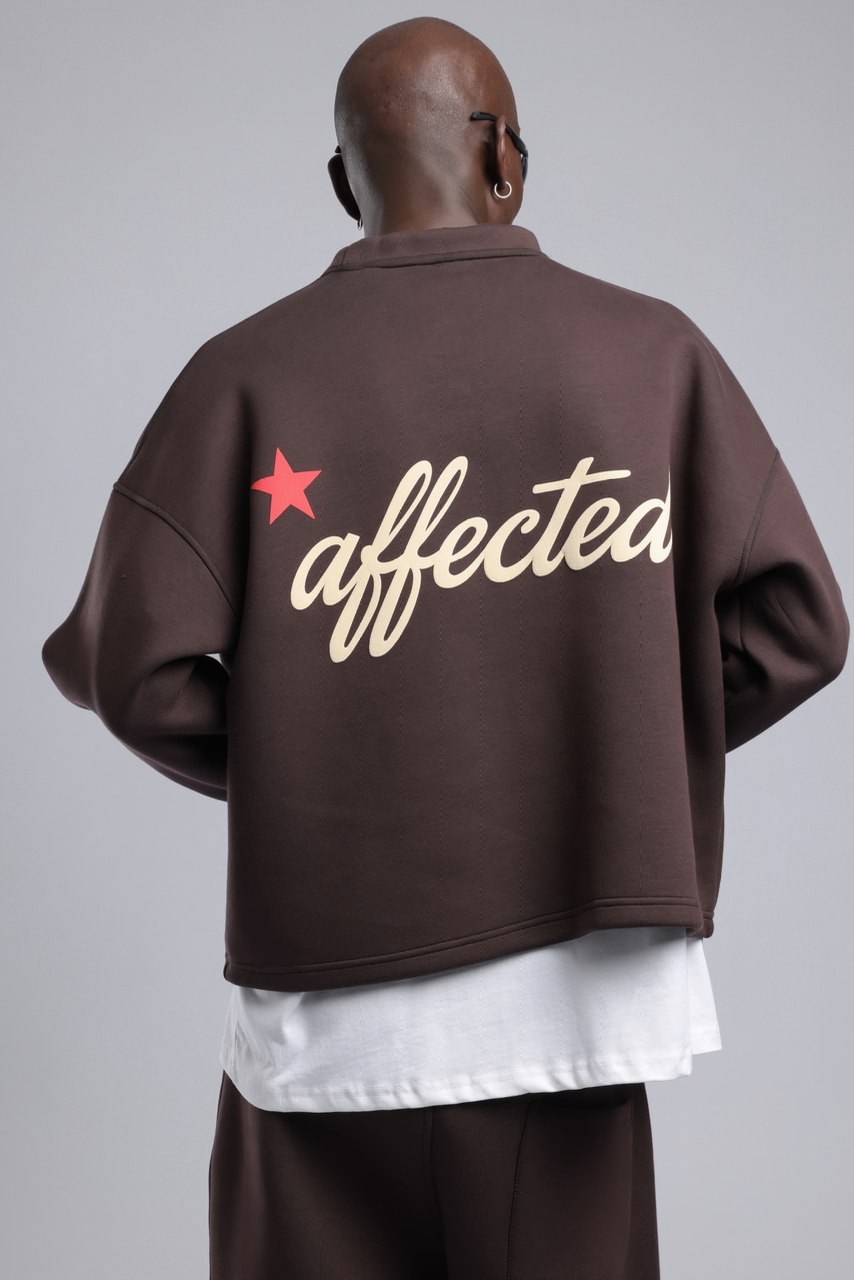 Affected Kabartma Baskılı Kahve