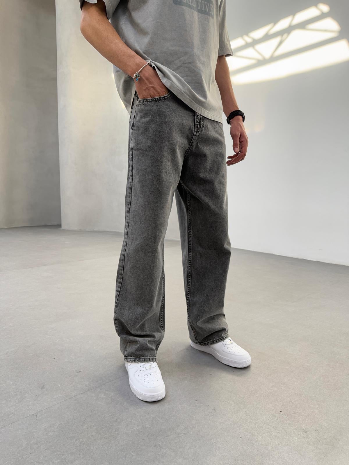 Baggy Kalıp Pantolon Antrasit