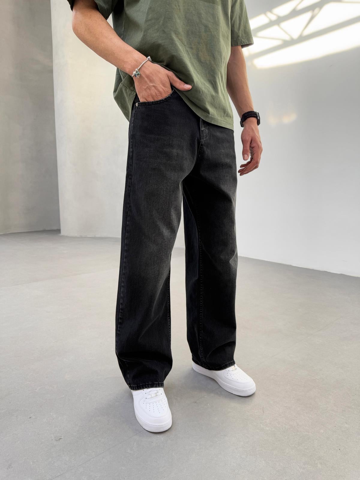 Baggy Kalıp Pantolon Siyah