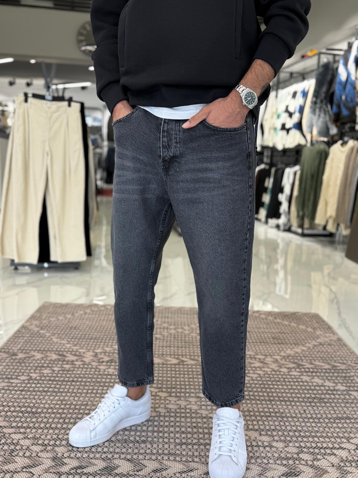 Boyfriend Jean Pantolon Antrasit