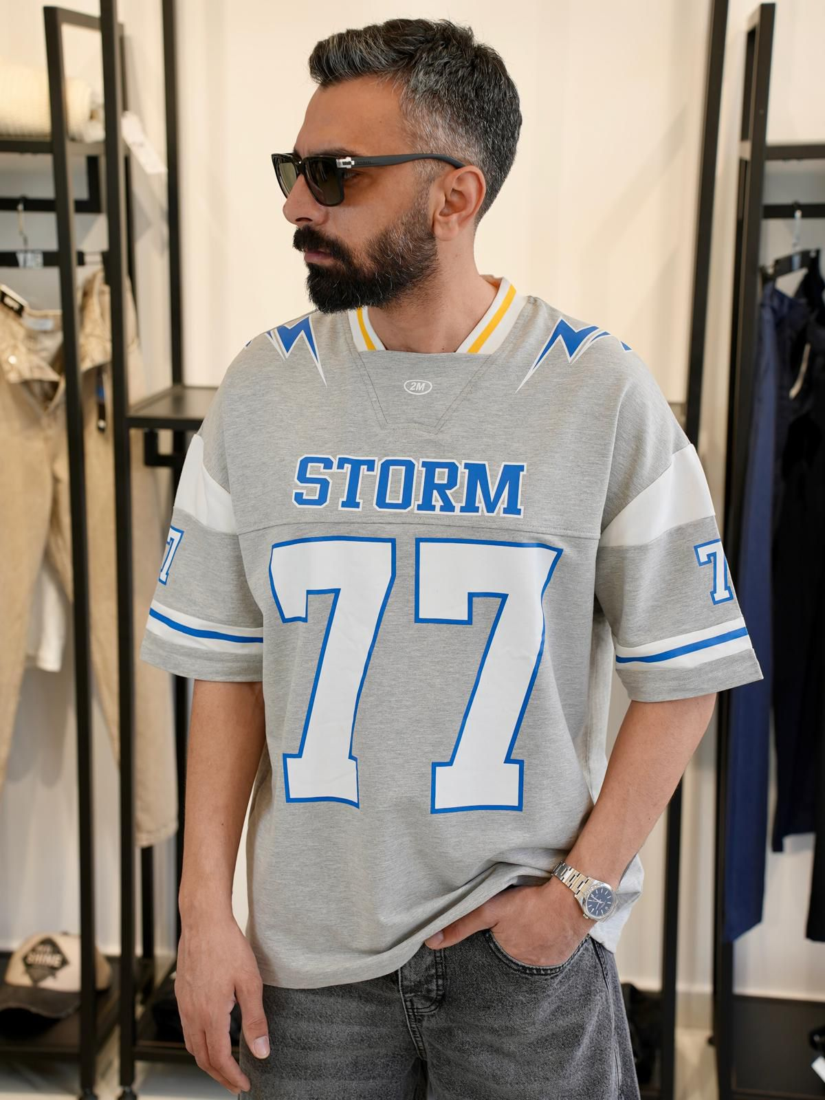 Storm 77 Jersey T-shirt Gri