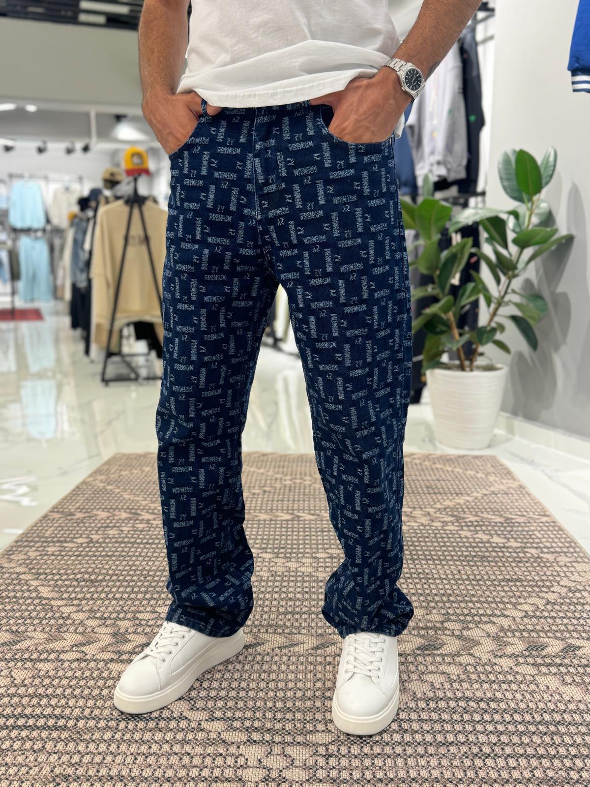 2Y Premıum Desenli Baggy Pantolon