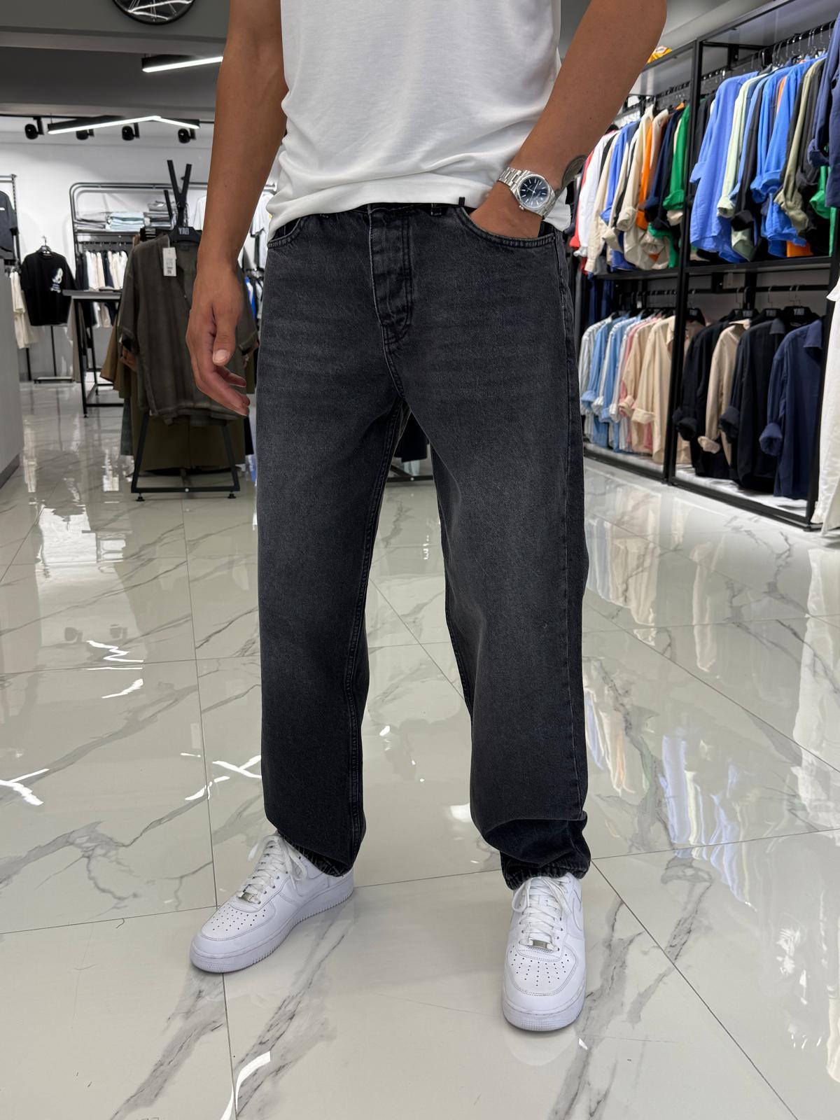 Baggy Kalıp Pantolon Gri