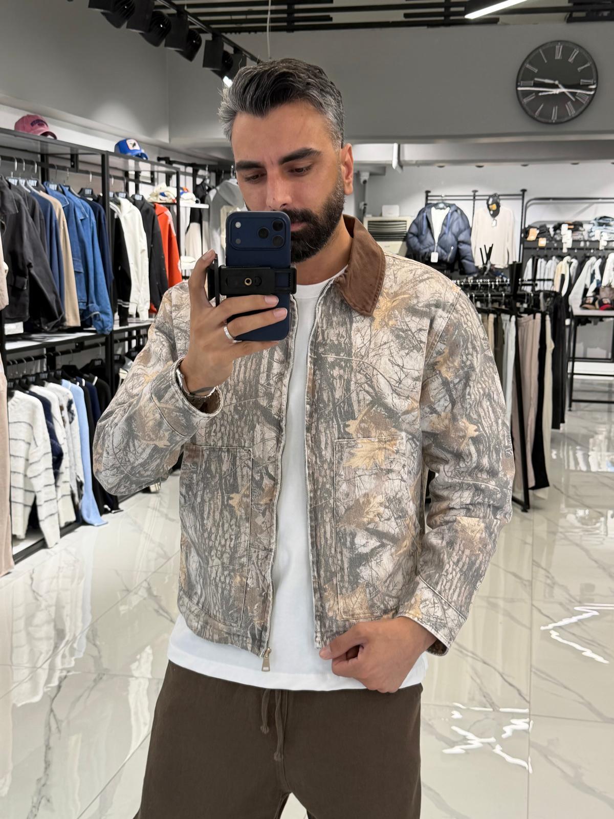Baskılı Oversize Ceket
