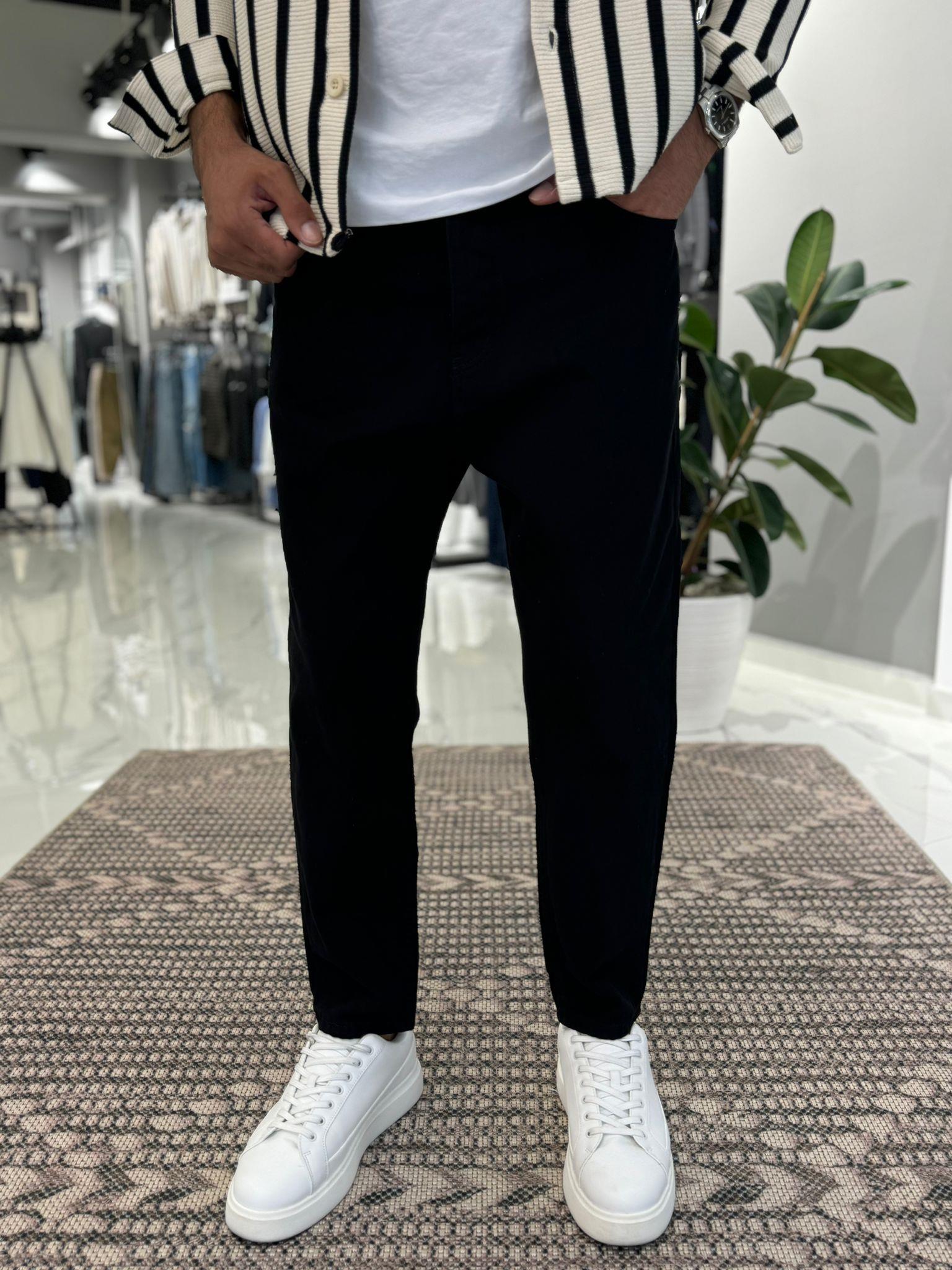 Boyfriend Kot Pantolon Siyah