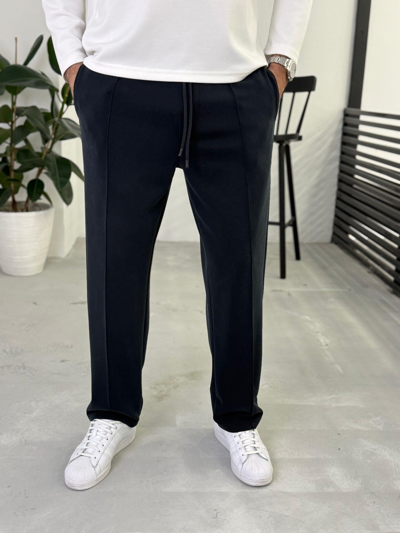 Oysho Kumaş Baggy Eşofman Altı Siyah
