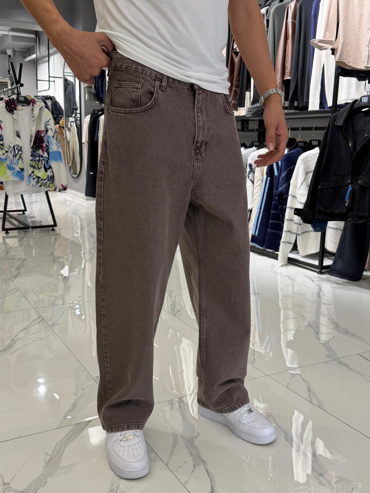 Premium Baggy Kalıp Pantolon Kahve