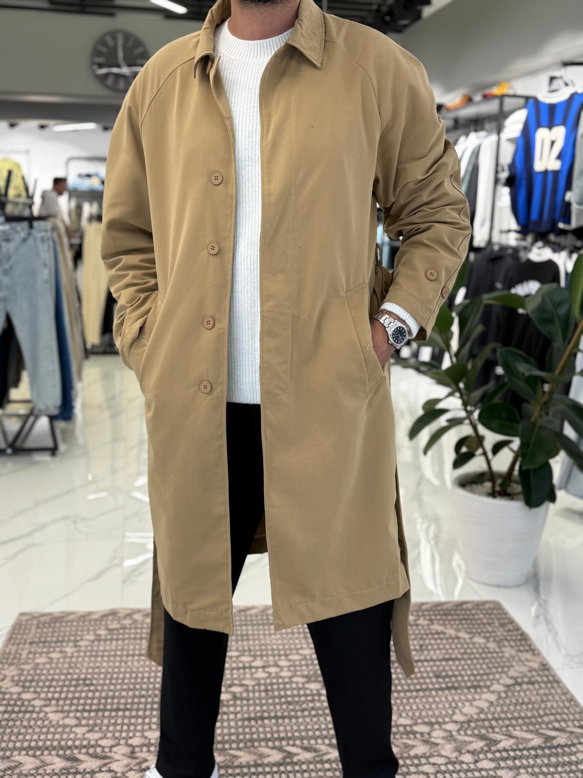 Premium Basic Trençkot Kahve