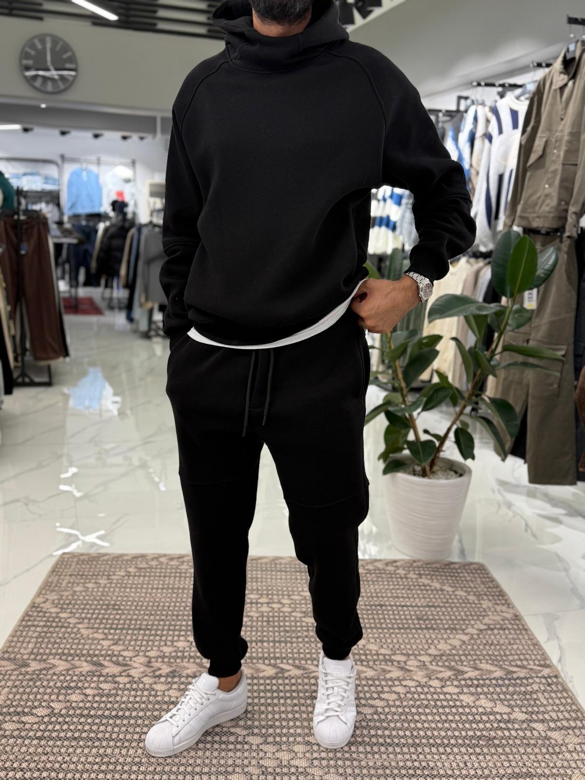 Şardonlu Basic Takım Siyah