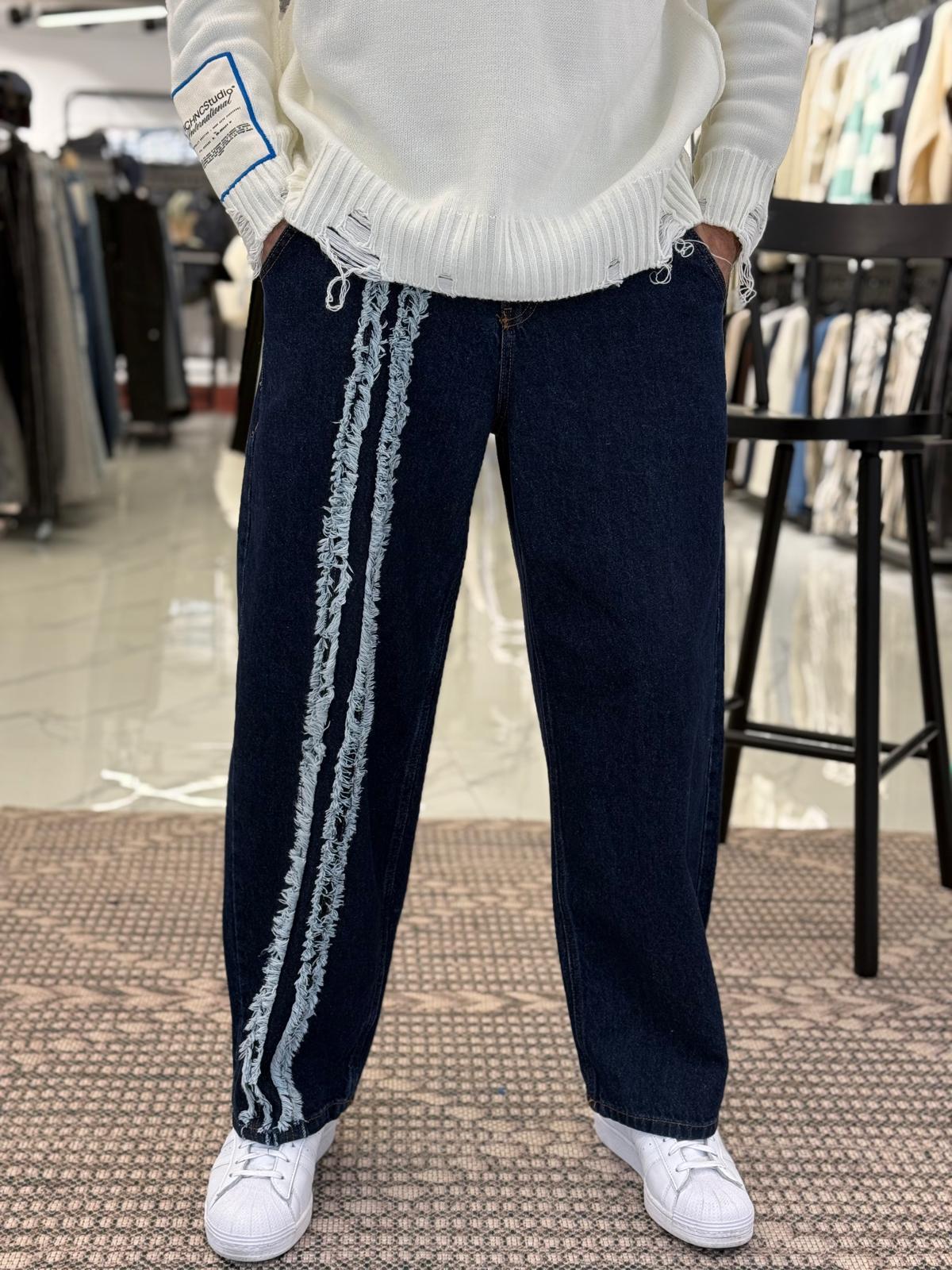 Specıal İşlemeli Baggy Pantolon
