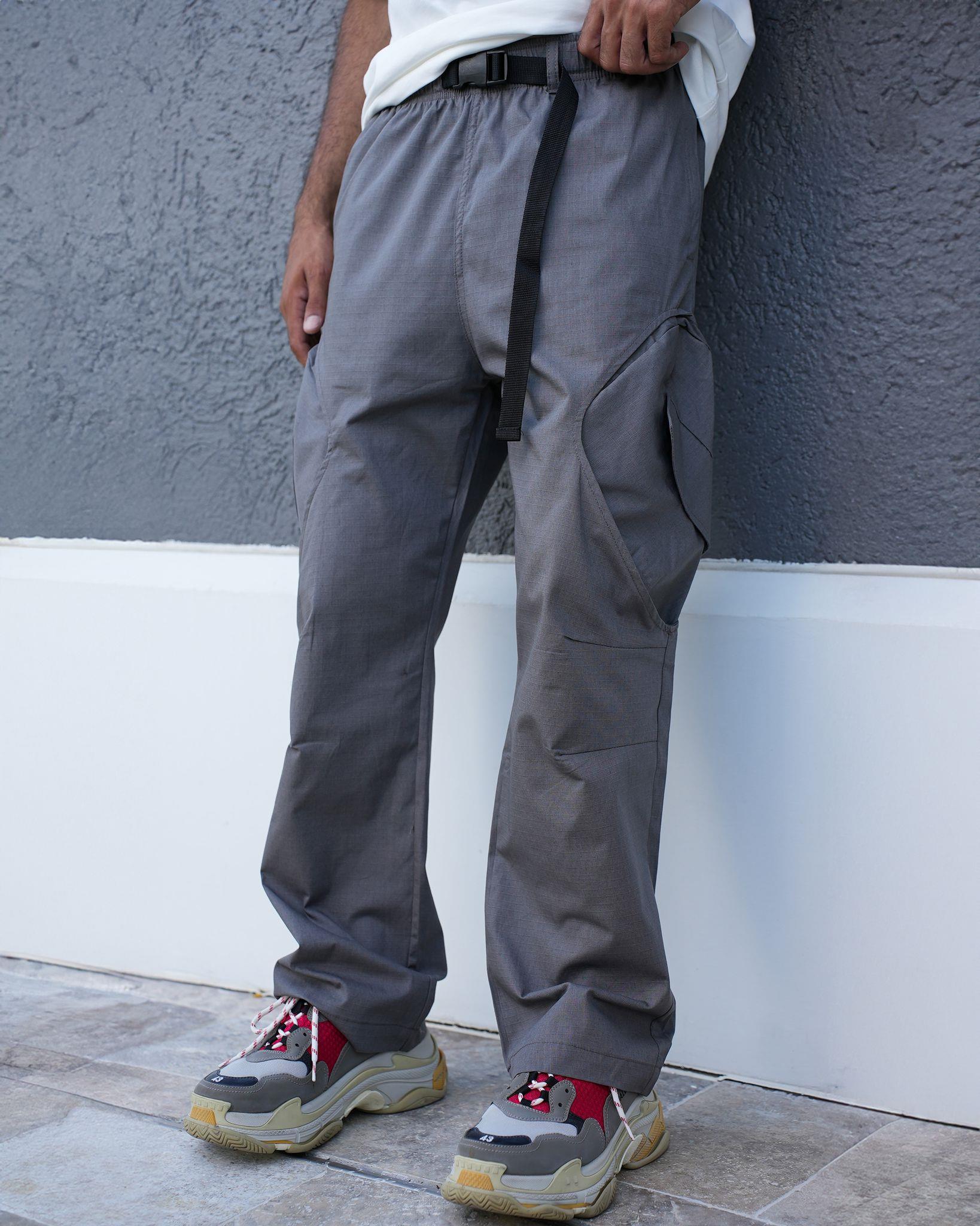 Special Premium Kargo Cep Detayli Pantolon Gri