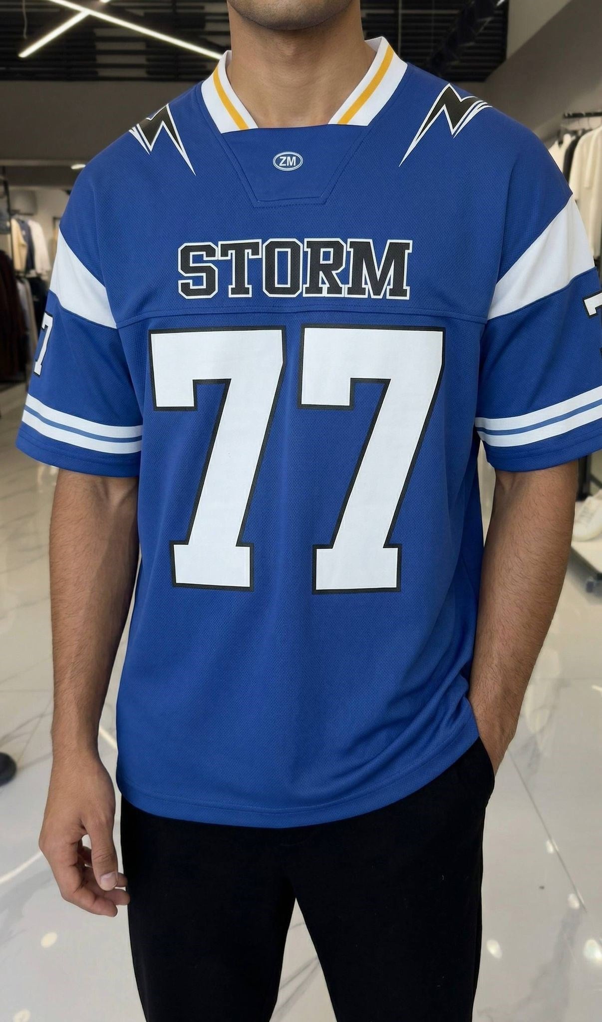 Storm 77 Jersey T-shirt Mavi
