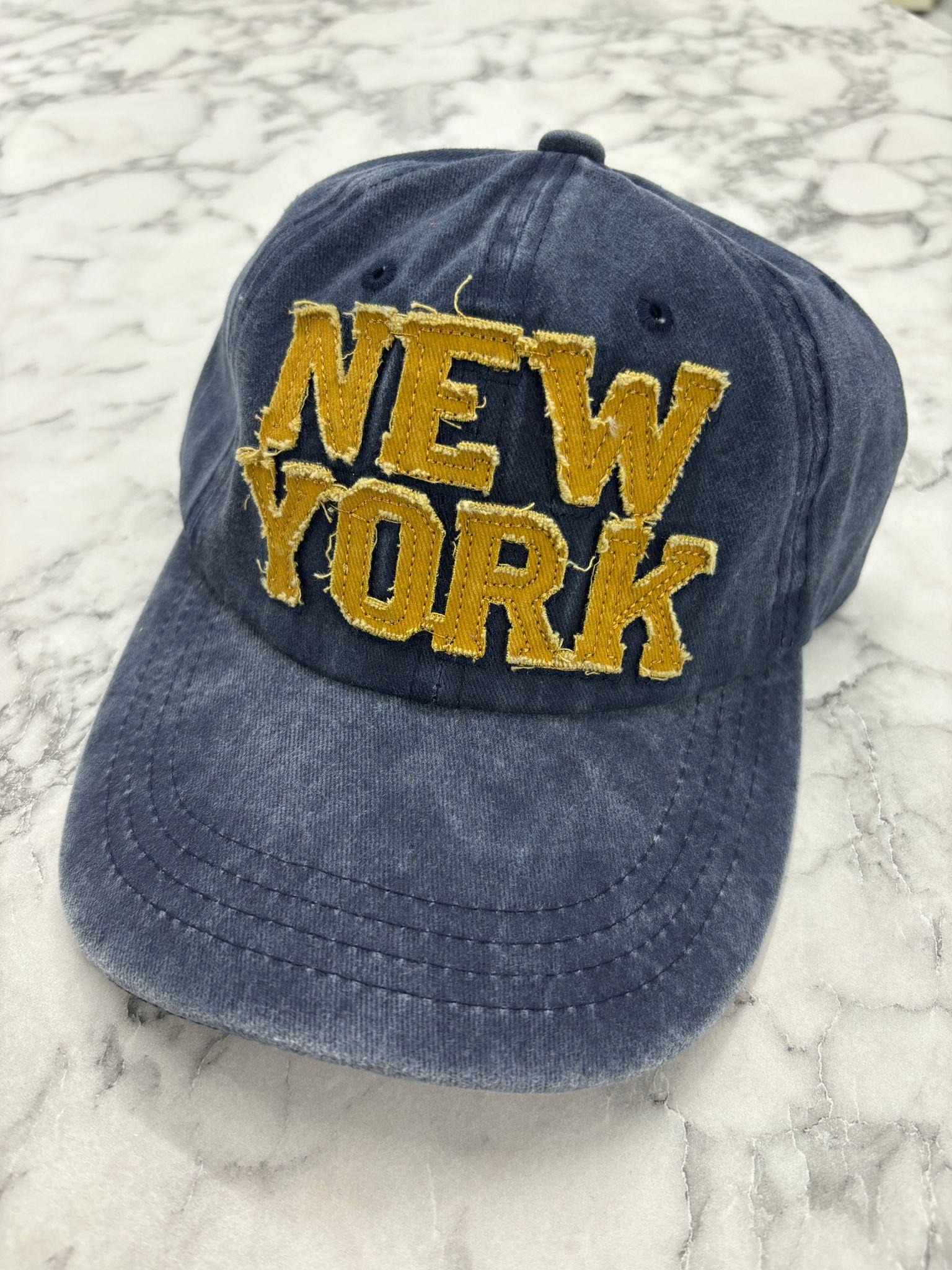 Yıkamalı New York Şapka