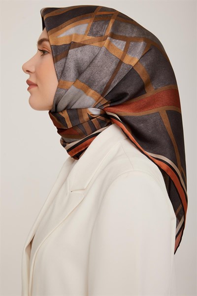 Armine % 100 Twill İpek Eşarp 8843D 06