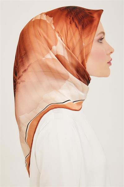 Armine 2024 Yaz Sezonu %100 Sura İpek Eşarp 9100D 01