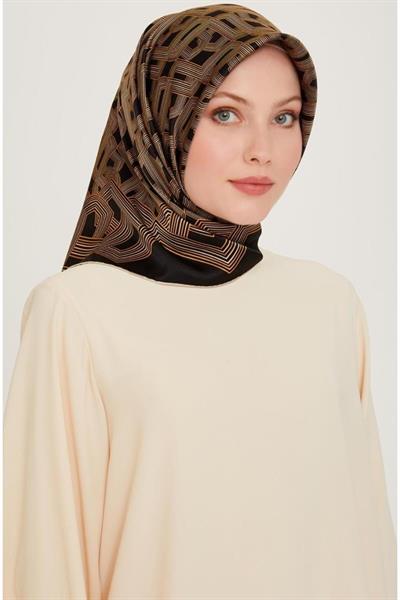 Armine 2025 Kış Sezonu %100 Twill İpek Eşarp 9213D 02