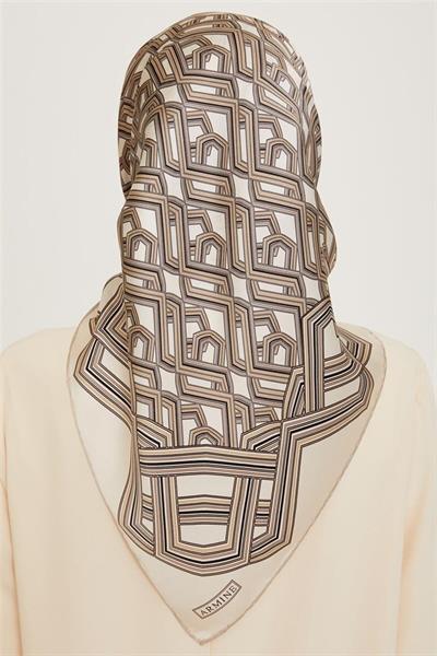Armine 2025 Kış Sezonu %100 Twill İpek Eşarp 9213D 38