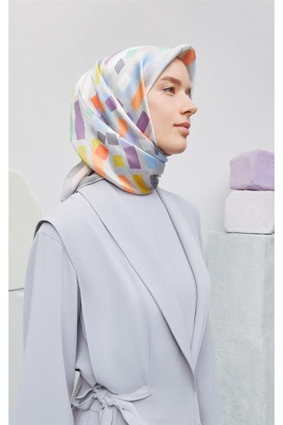 Armine 2025 Yaz Sezonu %100 Twill İpek Eşarp 9341D 06