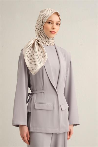 Armine 2025 Yaz Sezonu %100 Twill İpek Eşarp 9345D 87