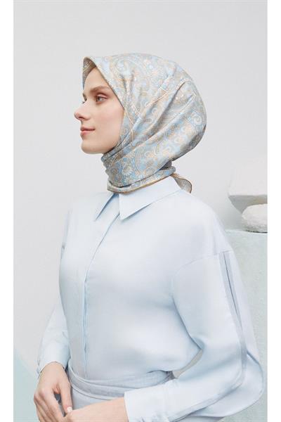 Armine 2025 Yaz Sezonu %100 Twill İpek Eşarp 9304D 09