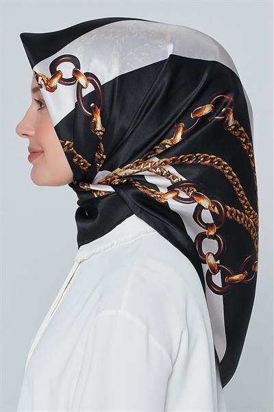 Armine Nostalji Serisi %100 Sura İpek Eşarp 7832D 20