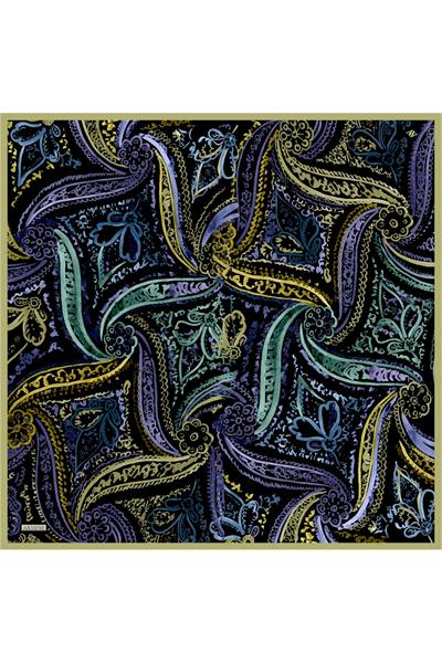 Armine Nostalji Serisi %100 Twill İpek Eşarp 9037D 52