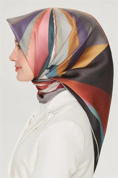 Armine Nostalji Serisi %100 Twill İpek Eşarp 8507D 82