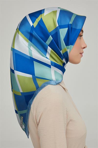 Armine Nostalji Serisi %100 Twill İpek Eşarp 8664D 02