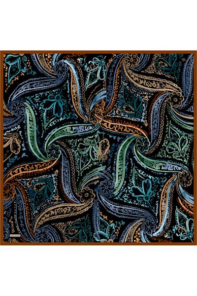 Armine Nostalji Serisi %100 Twill İpek Eşarp 9037D 53